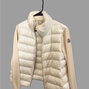 Moncler Women's Cream Puffer Jacket small